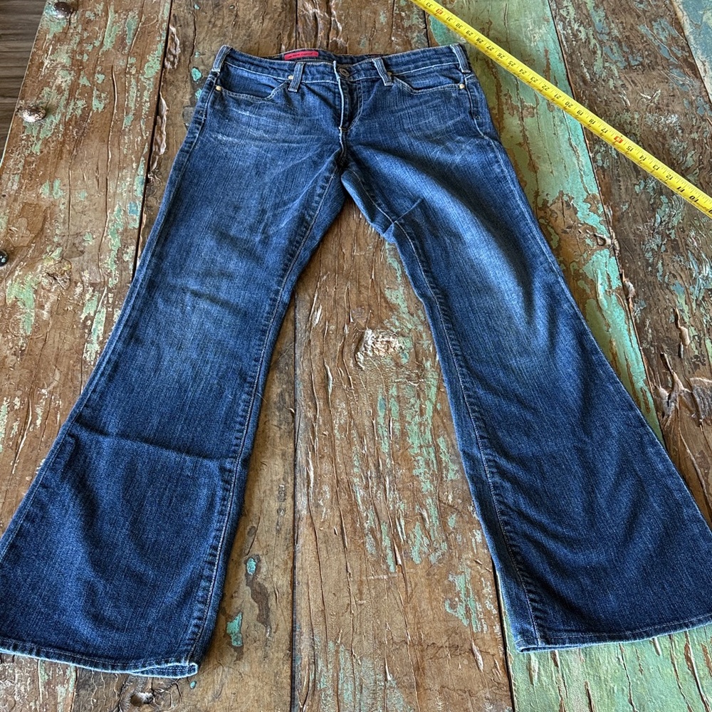 AG Adriano Goldschmied Indigo Wide Leg Jeans